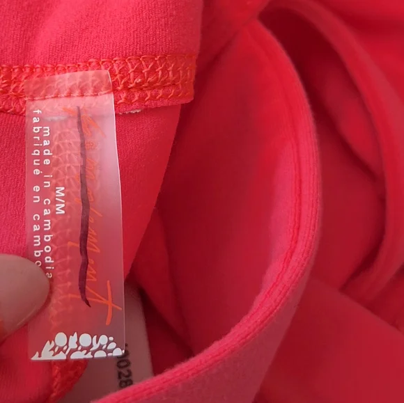 NEW FP Movement Never Better One-Piece Strappy Back Jumpsuit In Electric Sunset - Picture 8 of 9